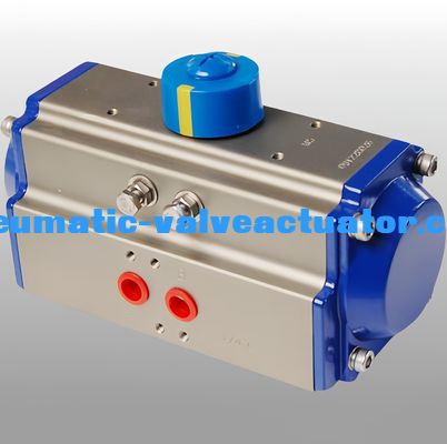 عملکرد روان محرک پنوماتیکی شانه ای و پینیون برای شیرهای توپی بدنه آلیاژ آلومینیوم